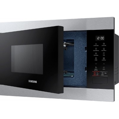 Samsung mg22m8274ct built-in stainless steel microwave oven with grill - black