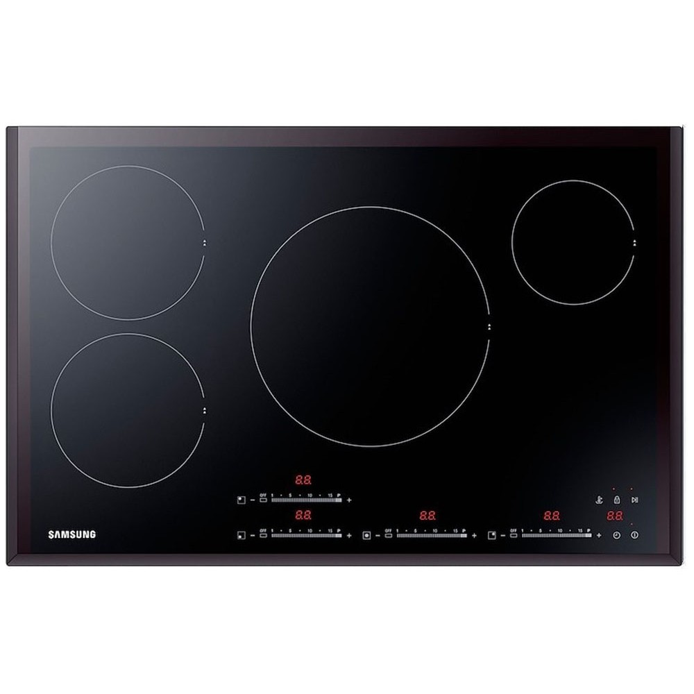 Samsung NZ84F7NB6AB induction hob 80cm black ceramic glass