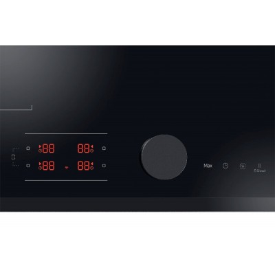 Samsung nz64b6058kk induction hob 60 cm black glass ceramic