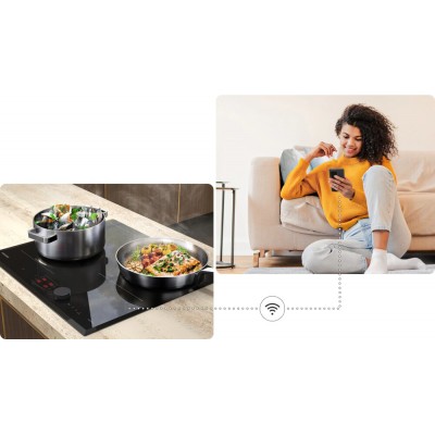 Płyta indukcyjna Samsung nz64b6058kk 60cm z czarną szklaną ceramiką