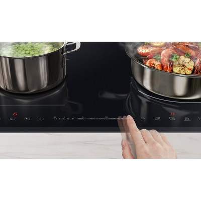 Samsung nz64t3707ak plaque à induction 60 cm vitrocéramique noire