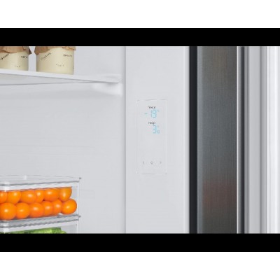 Samsung rs66a8101s9 free-standing refrigerator + freezer l 91 cm h 178