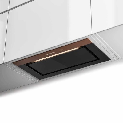 Faber bi-air flat built-in hood under cabinet 52 cm black glass