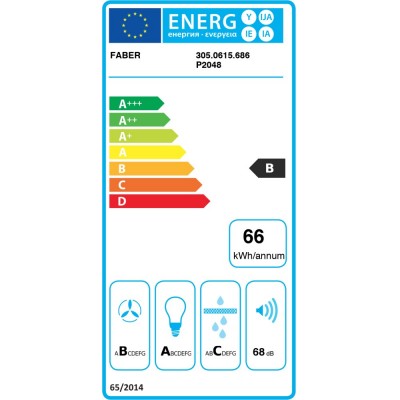 Faber bi-air flat hotte sous meuble encastrable 52 cm verre noir