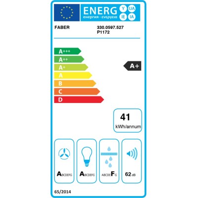 Faber Soft Edge geneigte Wandhaube 80 cm Londongrau