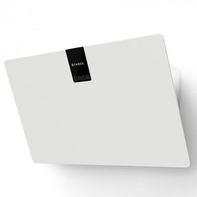 Faber soft edge sloping wall hood 80 cm white