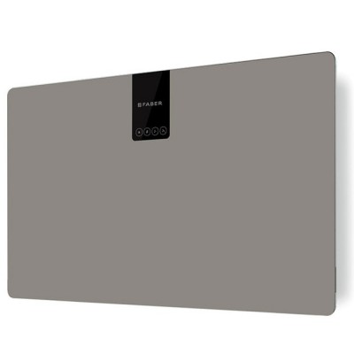 Faber hotte murale soft slim 80 cm gris Londres