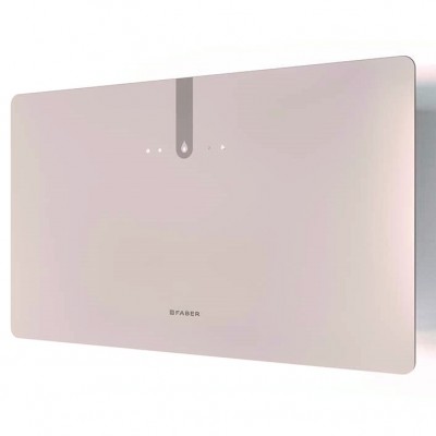 Faber glam fit zero drip plus hotte murale 80 cm verre sablé mat