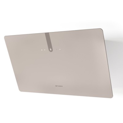 Okap ścienny Faber Glam Light Zero Drip Plus Slanted 80 cm, matowe szkło piaskowe