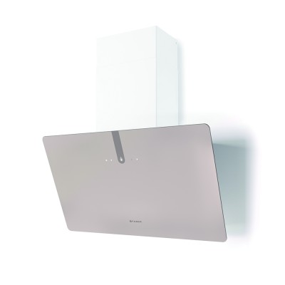Faber Glam Light Zero Drip Plus geneigte Wandhaube 80 cm, mattes Sandglas