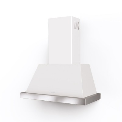 Campana de pared Faber thea 80 cm estructura de acero inoxidable blanco