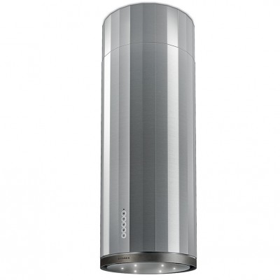 Campana isla cilíndrica Faber corinthia 37 cm acero inoxidable - peltre