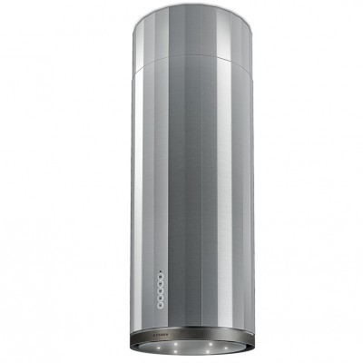 Faber corinthia  Cylindrical island hood vent 37 cm stainless steel - pewter