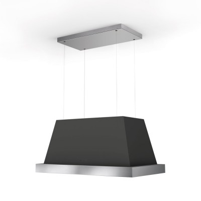 Faber thea island hood 80 cm grey stainless steel frame