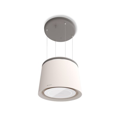 Faber cèline plus hotte îlot haut et bas haut et bas 60 cm blanc