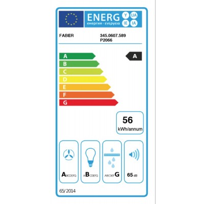 Faber soft cube  Hotte îlot 40cm noir