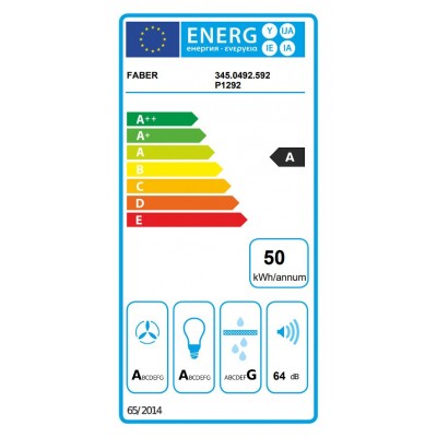 Faber nid plus hotte îlot haut et bas haut et bas 85 cm