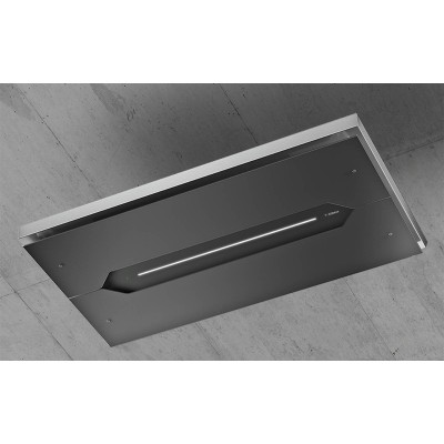 Airforce F139 F  Ceiling mounted extractor hood vent 120cm black glass