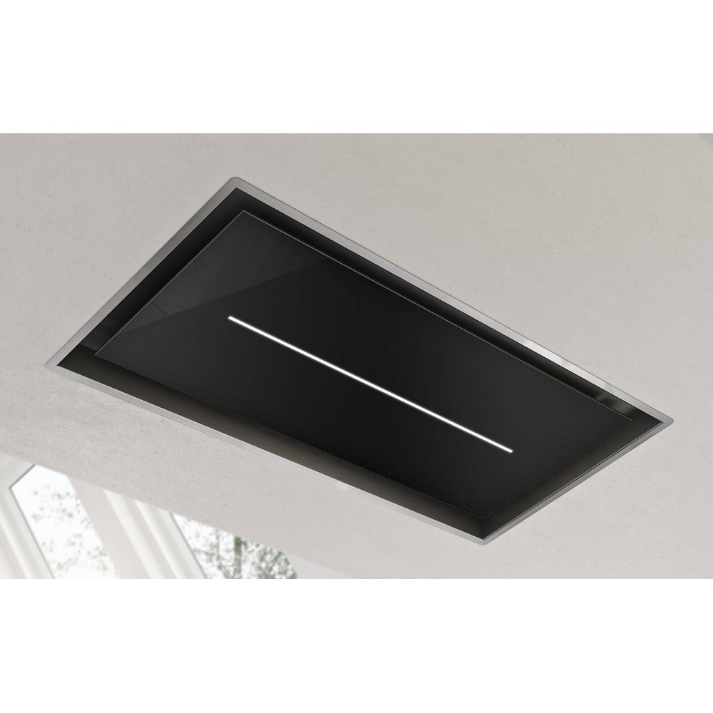Airforce Sinergia ceiling extractor hood 100 cm black