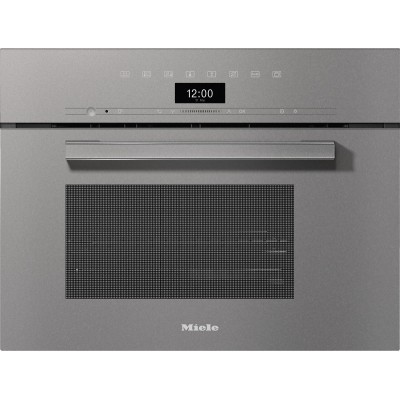Miele dg 7440 Einbau-Dampfgarer VitroLine Grauglas 45 cm