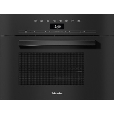 Four à vapeur encastrable Miele dg 7440 VitroLine verre noir 45 cm