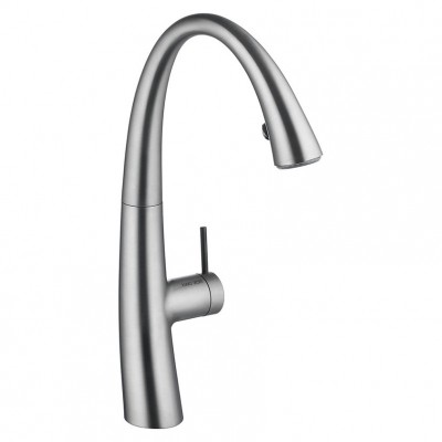Kwc Zoe 10.201.102.127fl kitchen mixer decor steel + hand shower