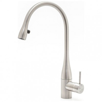 Kwc Eve 10.121.102.700fl LED-Wasserhahnmischer + Handbrause aus Edelstahl