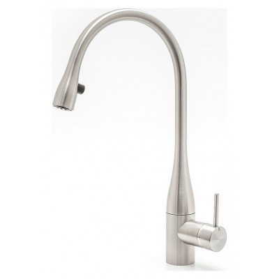 Kwc Eve 10.121.103.700fl led tap mixer + stainless steel hand shower
