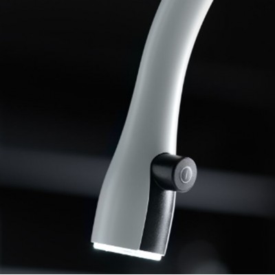 Kwc Eve 10.121.103.150fl led tap mixer + white hand shower