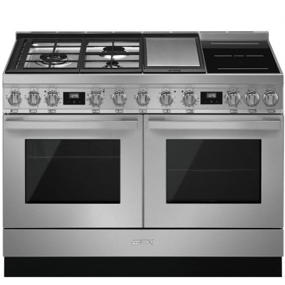 Smeg CPF120IGMPX Portofino  Gasherd Edelstahl 120cm