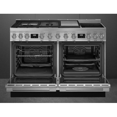 Smeg CPF120IGMPX Portofino  Gasherd Edelstahl 120cm