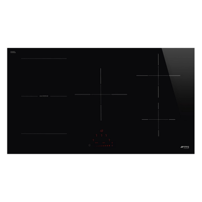 Smeg SI1M4954D  placa de inducción vitrocerámica negra de 90 cm