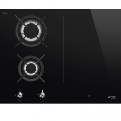 Smeg PM3643D  Induction stove hybrid gas-induction 65 cm black