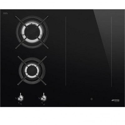 Smeg PM3643D  Induktionskochfeld Hybrid Gas-Induktion 65 cm schwarz