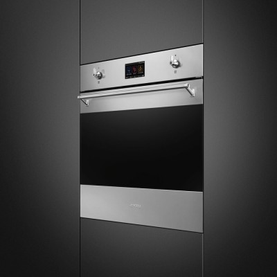 Smeg SO6303APX  four vapeur + Micro-onde encastrable inox 60 cm