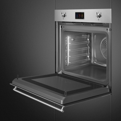 Smeg SO6303APX  four vapeur + Micro-onde encastrable inox 60 cm