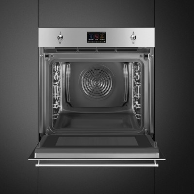 Smeg SO6303APX  four vapeur + Micro-onde encastrable inox 60 cm