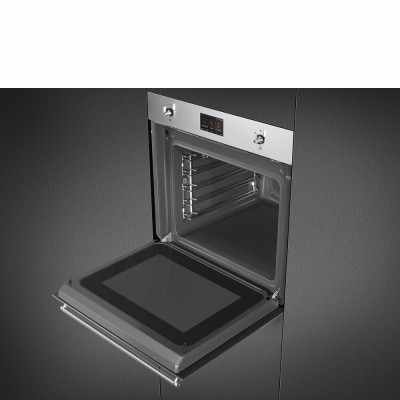 Smeg SO6303APX  four vapeur + Micro-onde encastrable inox 60 cm
