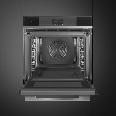 Smeg SO6104APN Linea  Steam oven + built-in microwave 60 cm black