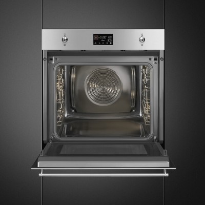 Smeg SO6302M2X classica  Kombinierter Einbau-Mikrowellenofen + 60 cm Edelstahl