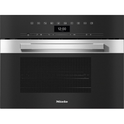 Miele dgm 7440 PureLine built-in microwave combined steam oven black