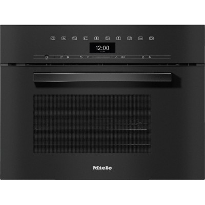 Miele dgm 7440 forno a vapore combinato microonde incasso vetro nero