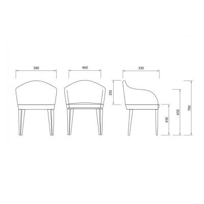 Alma design Agata  Leather armchairs white couple + ash