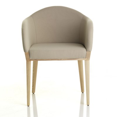 Alma design Agata  Fabric armchair beige + ash