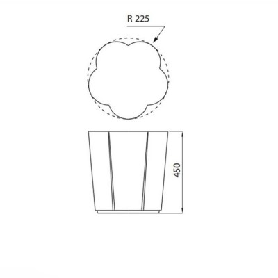 Alma design Pepper  mesa auxiliar con luz blanca