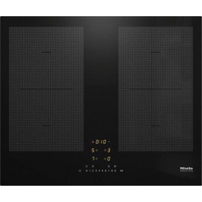 Miele km 7465 fl plaque à induction 60 cm vitrocéramique noire