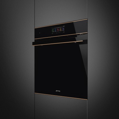 Smeg SOP6606S2PNR Dolce stil novo  Pyrolytic steam oven 60cm black