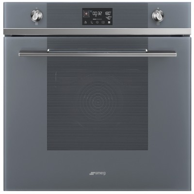 Smeg SOP6102S2PS  four vapeur combiné pyrolyse verre gris 60cm