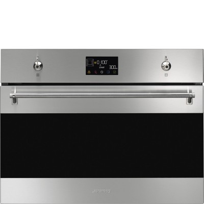 Smeg SO4302M1X  Kombinierter Einbau-Mikrowellenofen H 45cm Edelstahl