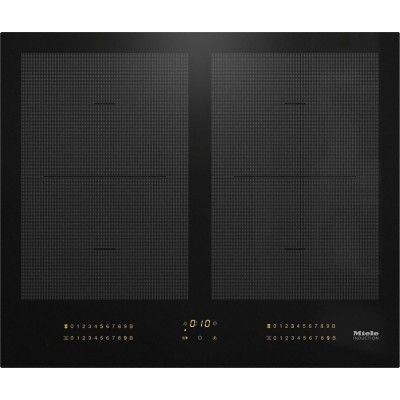 Plaque de cuisson à induction Miele km 7564 fl 60 cm vitrocéramique noire